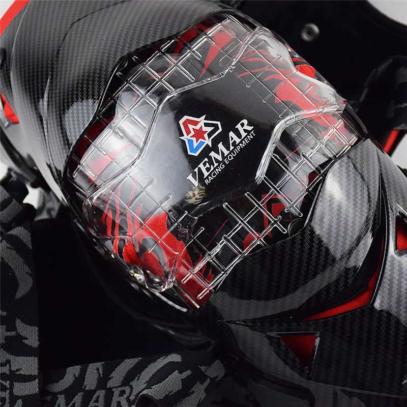 

VEMAR E-18 Motorcycle Knee Pad CE Motocross Knee Guards Motorcycle Protection Knee Motor-Racing Guards Safety Gears Race Brace
