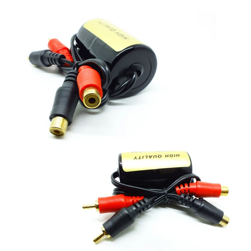 RCA Audio Noise Filter Suppressor Ground Female To Male Anti-Noise Long Life Loop Isolator For Car And Home Stereo | Автомобили и