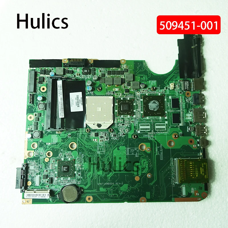 

Hulics Original 509451-001 dv6-1000 Notebook for hp pavilion DV6 DV6Z-1000 motherboard DAUT1AMB6D0