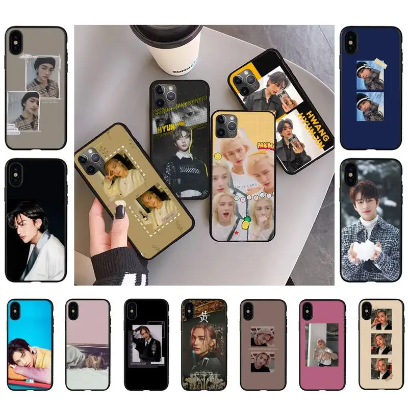 

Stray kids Hwang Hyunjin Phone Case For iphone 13 11 8 7 6S Plus X XS MAX 5 5S se 2020 11 12pro max Bumper Back Coque