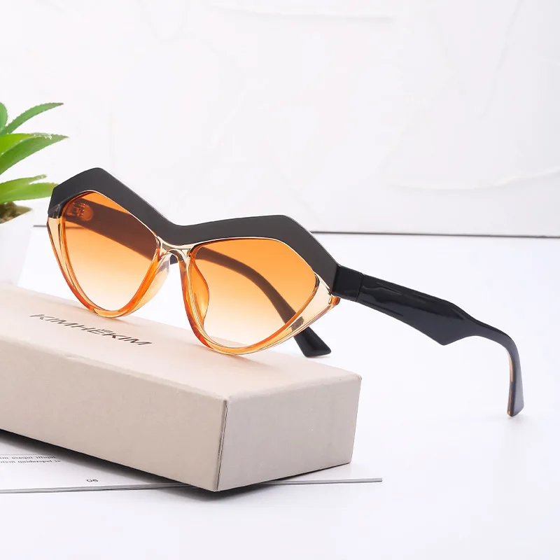 

Irregular Cat Eye Sunglasses Women Glasses Retro Sunglass Female Luxury Brand Design Eyewear Gradient Shades UV400 Sun Glass