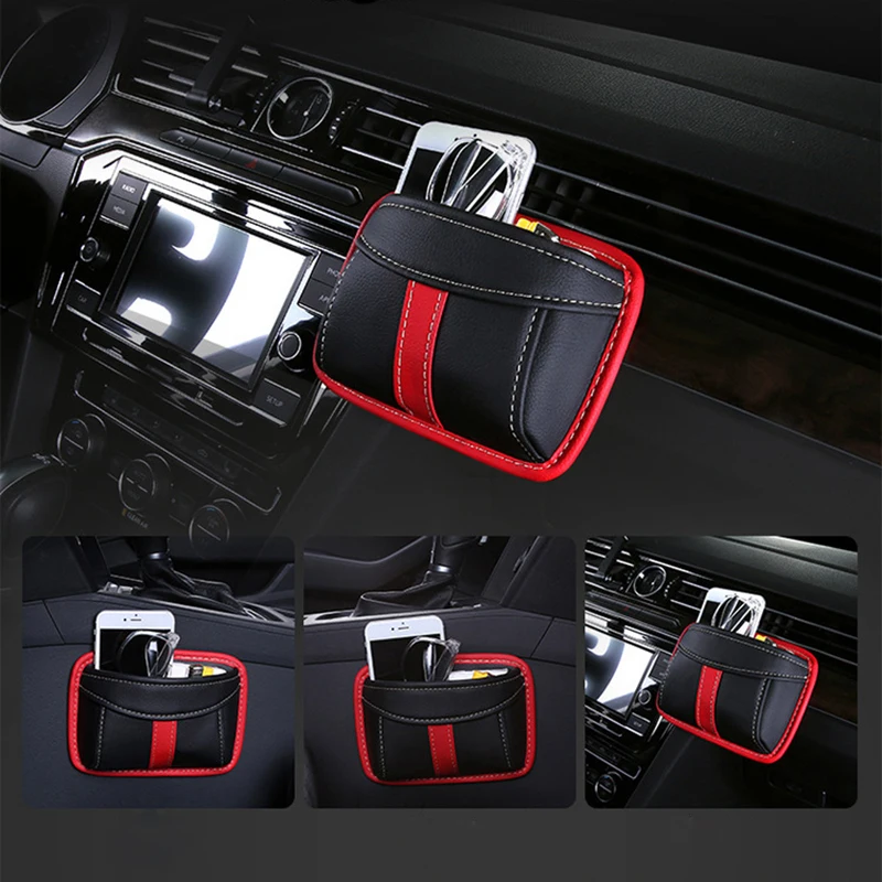 Автомобильная сумка для хранения из искусственной кожи 9 цветов органайзер