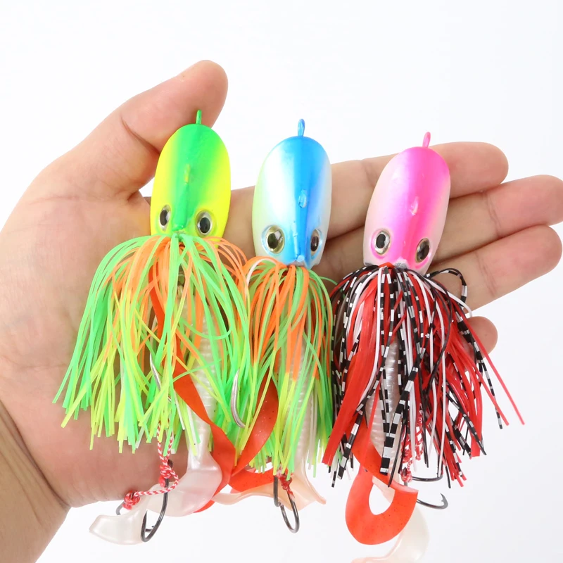 

Topline Slow Jig Lure Metal Jig Head 20g40g60g80g100g120g150g Sea Fishing Jigs with 3 Jig Hooks Casting and Bottom Fishing Lures