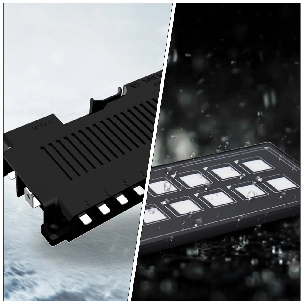 

IP67 Waterproof Car Universal 10P Membrane Control Switch Panel with Backlight