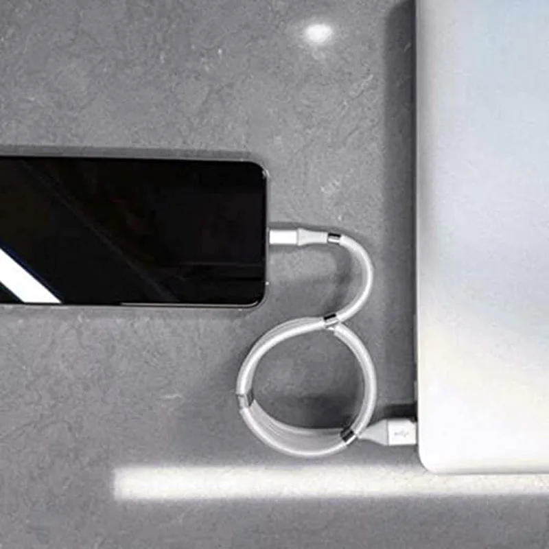 Магнитный кабель с автоматическим хранением волшебный шнур поглощающий для