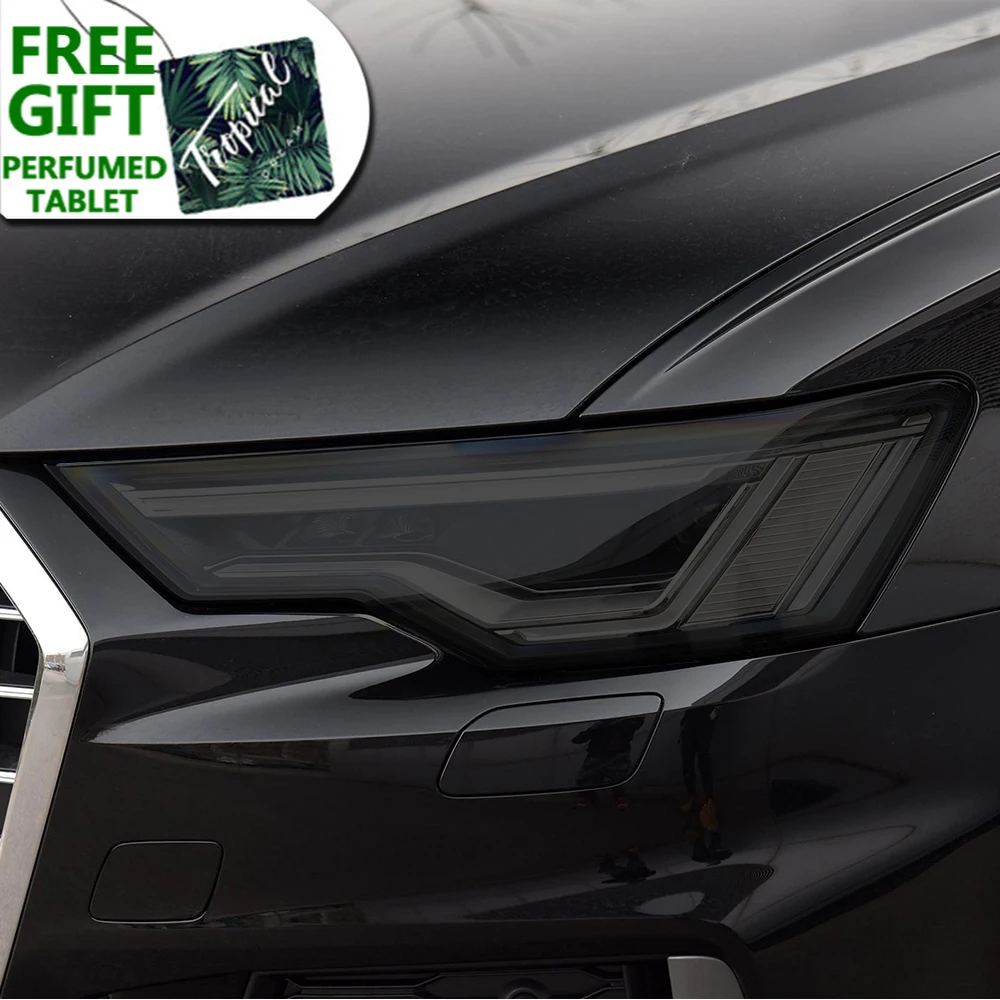 

Car Headlight Tint Black Protective Film Protection Transparent TPU Sticker For Audi A3 S3 RS3 A4 A6 A7 S6 Q3 Q5 Q7 Accessories