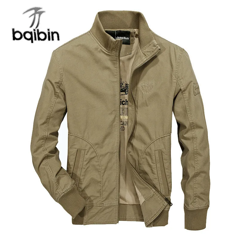 

2021 Spring Autumn Military Jacket Men Cotton Casual Outwear Mens Jackets and Coats Multi-pocket Jaqueta Masculina Size M-4XL