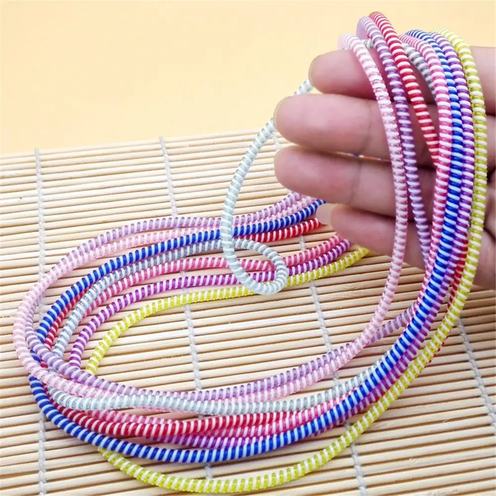 Комбинированный кабель для передачи данных защитный рукав пружинный шпагат iphone