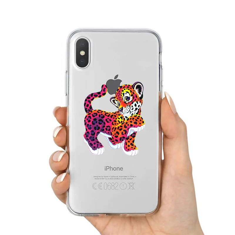 Lisa frank Мягкий силиконовый прозрачный чехол для телефона для iPhone X XS MAX 6 7 8 plus 5 5S 6s se для Apple XR лучший высококачественный корпус