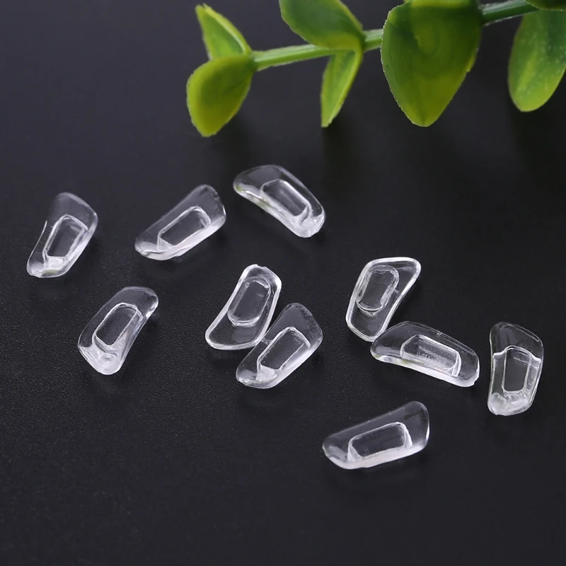

Drop Ship&Wholesale 5 Pairs/Lot Inserted Bayonet Silicone Eyeglasses Soft Nose Pads Glasses Massage Oct. 8