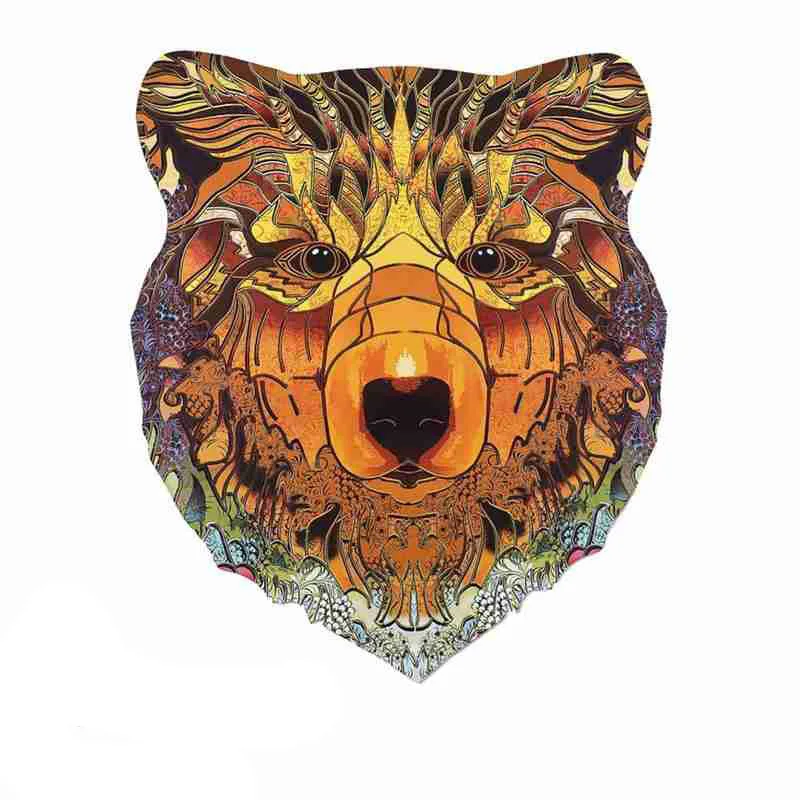 

Elephant Cat Wooden Jigsaw Puzzles Mysterious Owl Puzzles Gift Children's Toys Game Home Decoration Wooden Puzzle