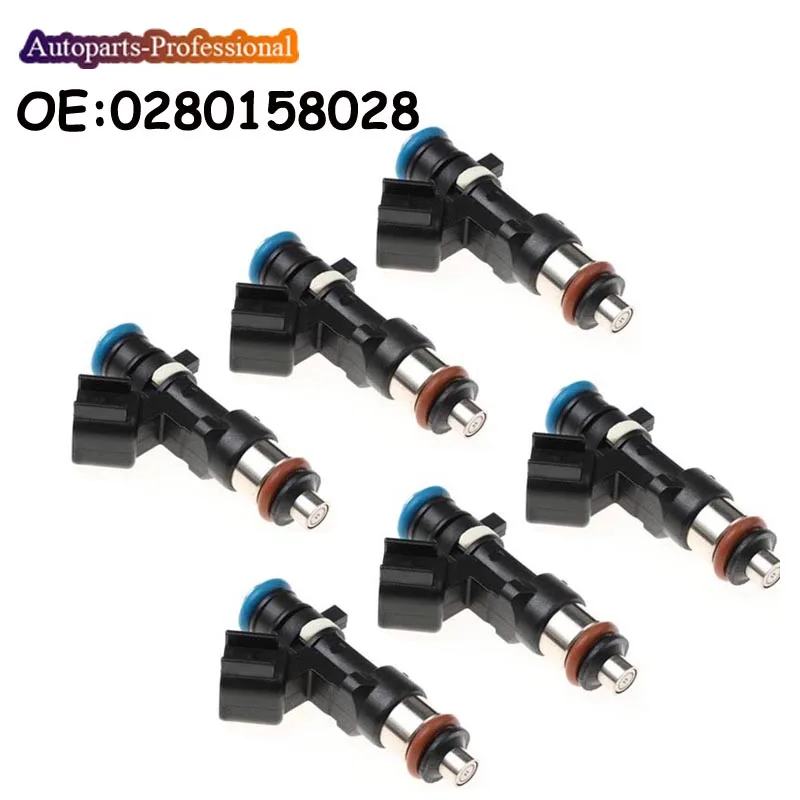 Топливный инжектор для Dodge Avanger Journey Chrysler 300M Sebring Pacifica 0280158028 0 280 158 028 04591986AA 812-12138 6 шт.