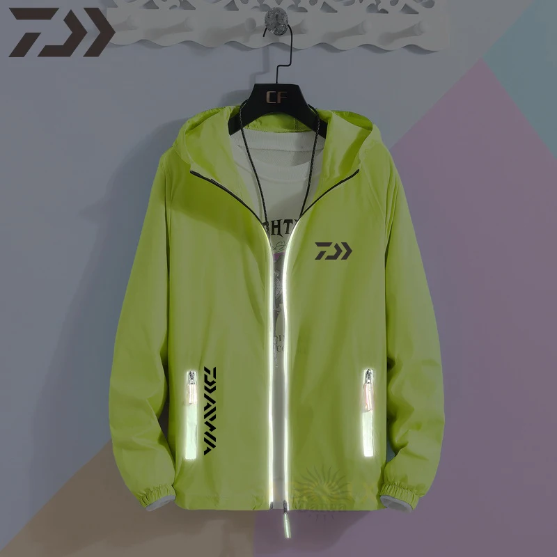 Куртка рыболовная Daiwa Солнцезащитная мужская Тонкая дышащая быстросохнущая