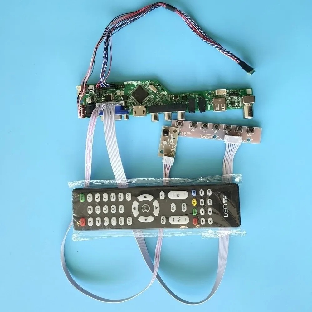 

Комплект для B101EVN05.0, аудио экран, светодиодный HDMI 1280x800, панель контроллера, ТВ AV, панель монитора, 40-контактный ЖК-дисплей USB VGA, дисплей 10,1 дюй...