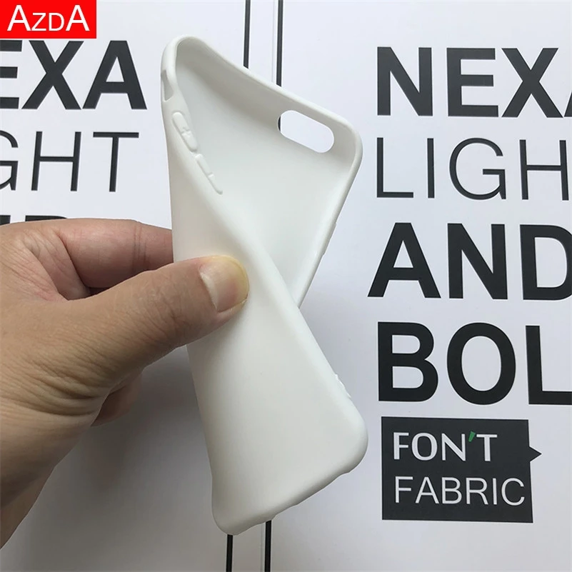 

White Matte TPU Silicone Fundas For Xiaomi Redmi Note 8 9 10 Pro 7 5 6 8T 9C Mi 10T 10 Lite 11 9T 9 SE A3 Poco F3 M3 X3 NFC Case