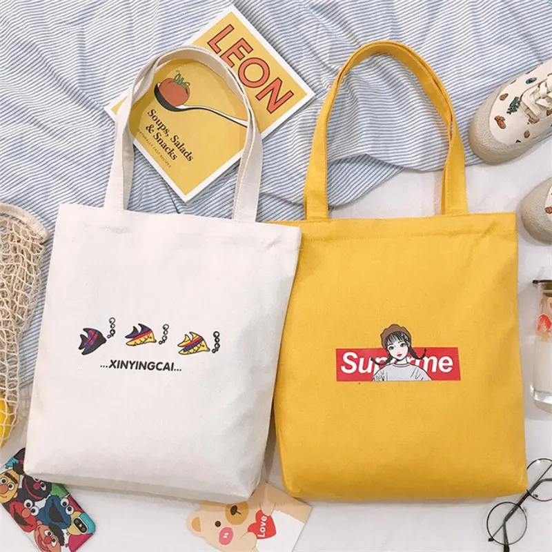 Новая холщовая женская сумка дорожная для колледжа школьные сумки девушек