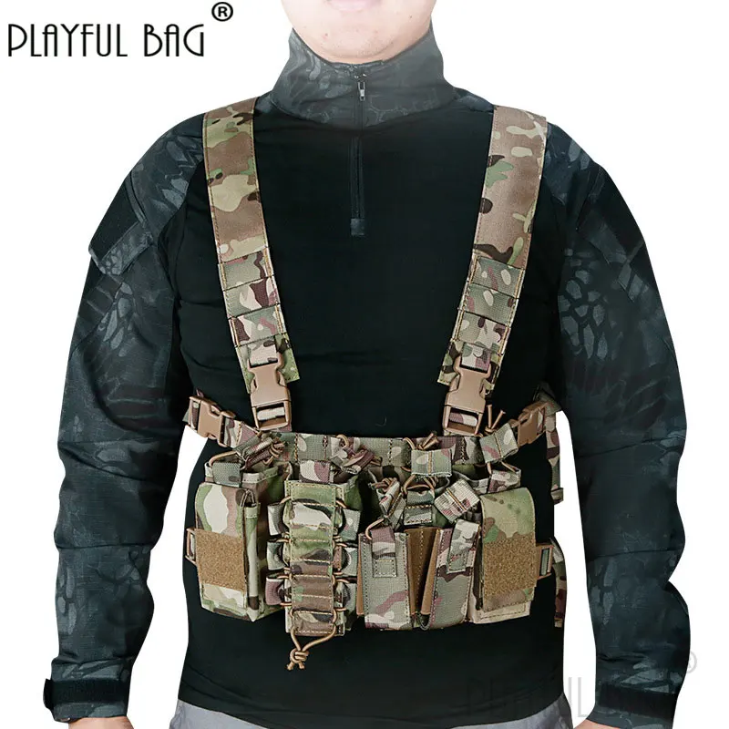 PB Playful bag Tactical waistcoat Multifunctional waistcoat for Outdoor CS sport Tactical Equipment QE62S