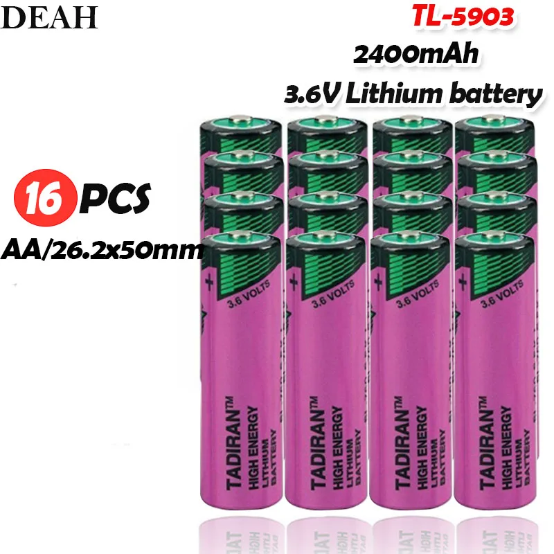 16 шт. TL 5903 ER14500 14505 3 6 V 2400mAh AA литиевая батарея PLC 14500 TL5903T SL 360 для метр предупреждение