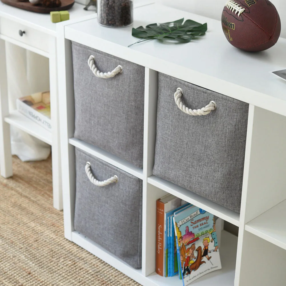 

Storage Bag, Solid Color Large Capacity Foldable Storage Bag Laundry Bucket Dirt Clothes Organizer, Gray 2020 New Arrivals