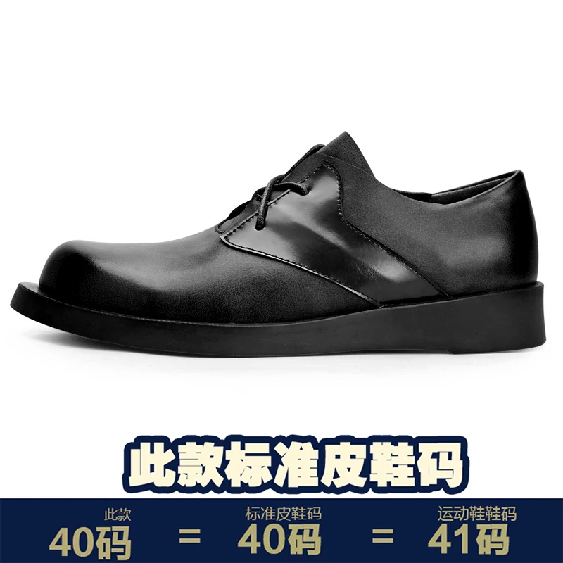 

Business Shoes Breathable Soft Bottom Casual Shoes Mens Genuine Leather Lace-up Breathable Mens Luxury Shoes Men Designer