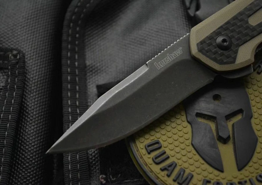 Складной нож Kershaw 1160, 8CR13MOV лист+ углеродное волокно, карманный тактический нож для кемпинга и охоты, инструмент для повседневного использования