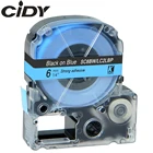 CIDY, 6 мм,  SC6BW LC 2LBP LC2LBP, совместимые этикетки для принтеров kingjim для LW300 LW400