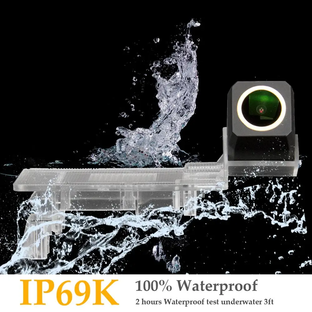 

HD 1280x720p Reversing Rear View Backup Camera for Skoda Fabia Octavia Rapid 2015 Passat LAVIDA Touareg Santana 2012-2015