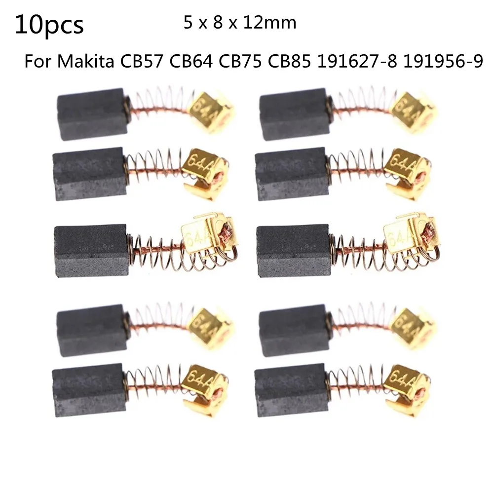 

10pcs Carbon brushes new motor brushes trimmer lawnmover chainsaw parkside CB57 CB64 CB75 CB85 191627-8 garden power tools