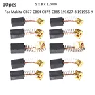 10 шт., карбоновые щетки для бензопилы, CB57 CB64 CB75 CB85 191627-8 Угольные щетки новые щетки двигателя карбоновые щетки для бензопилы