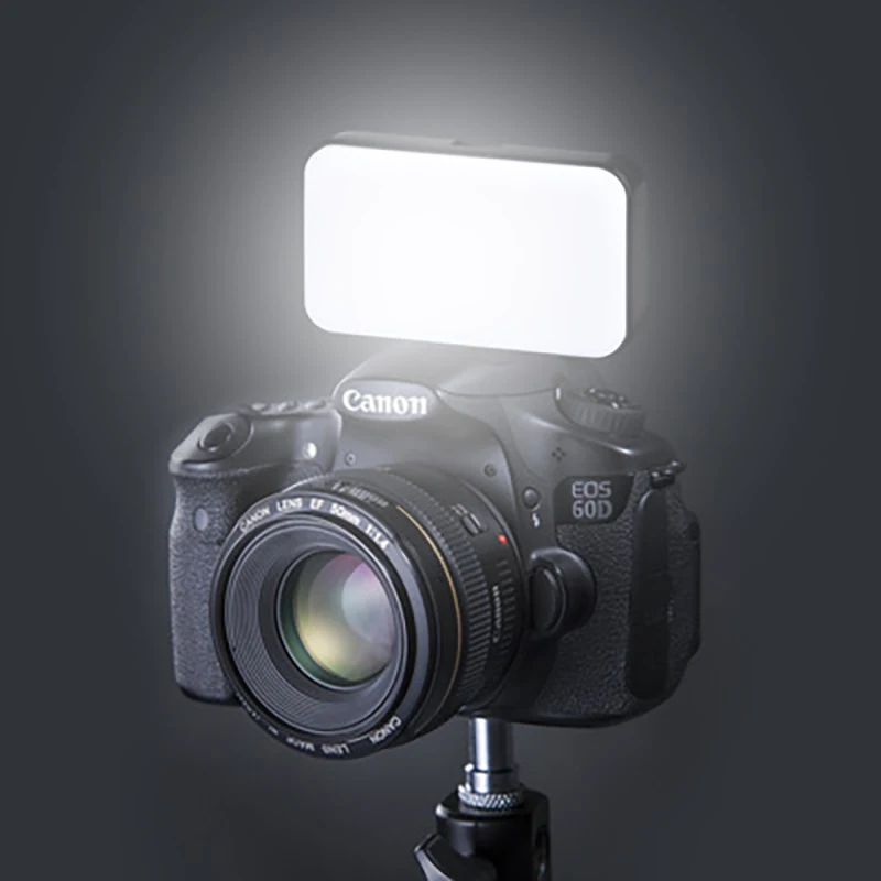 

Bi-Color LED Fill Lamp On Camera,Mini Rechargeable 2500mAh LED Camera Lights,95RA Dimmable 3200-6500K Ultra Bright Photo