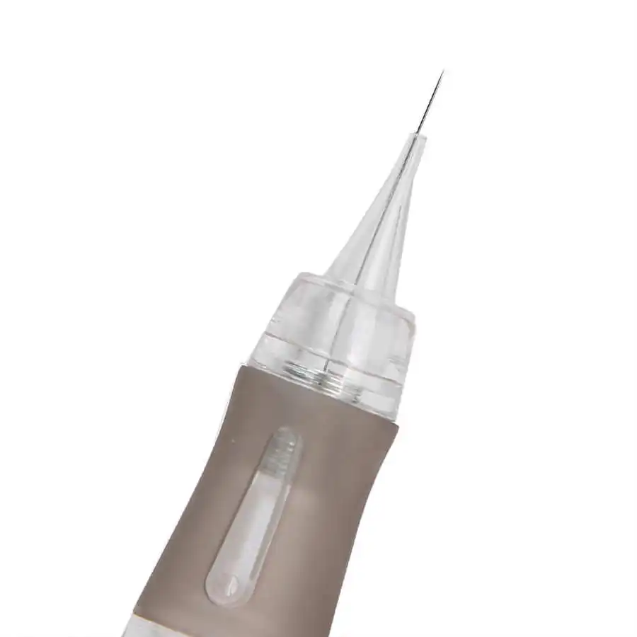 10Pcs Disposable Eyebrow Tattoo Needles Microblading Semi-Permanent Makeup Cartridge Full Throw Screw Mouth Needle | Красота и