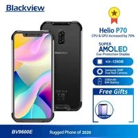 blackview bv9600e ip68 waterproof smartphone 6 21 4gb ram 128gb rom amoled helio p70 octa core android 9 0 nfc mobile phone