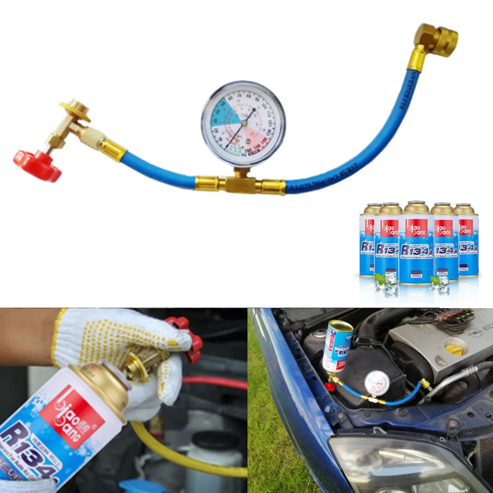 Комплект для наполнения r134a автомобильный наполнитель кондиционирования