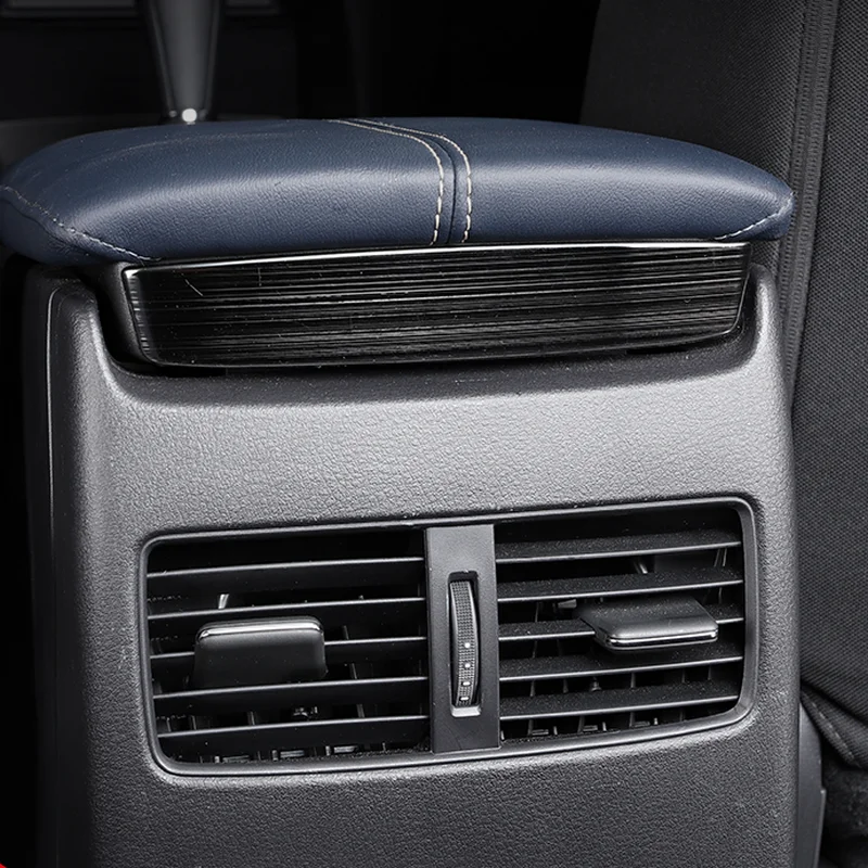 

SBTMY Rear center armrest storage box Stainless steel decorative patch For Mazda CX-30 CX30 2019 2020