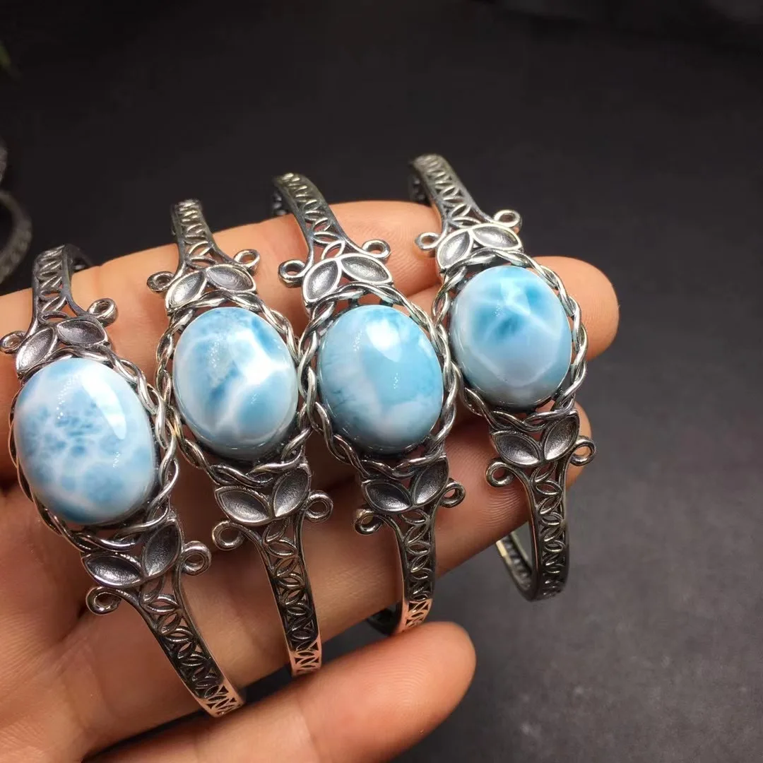 Женский браслет из серебра 925 пробы с кабошоном | Украшения и аксессуары