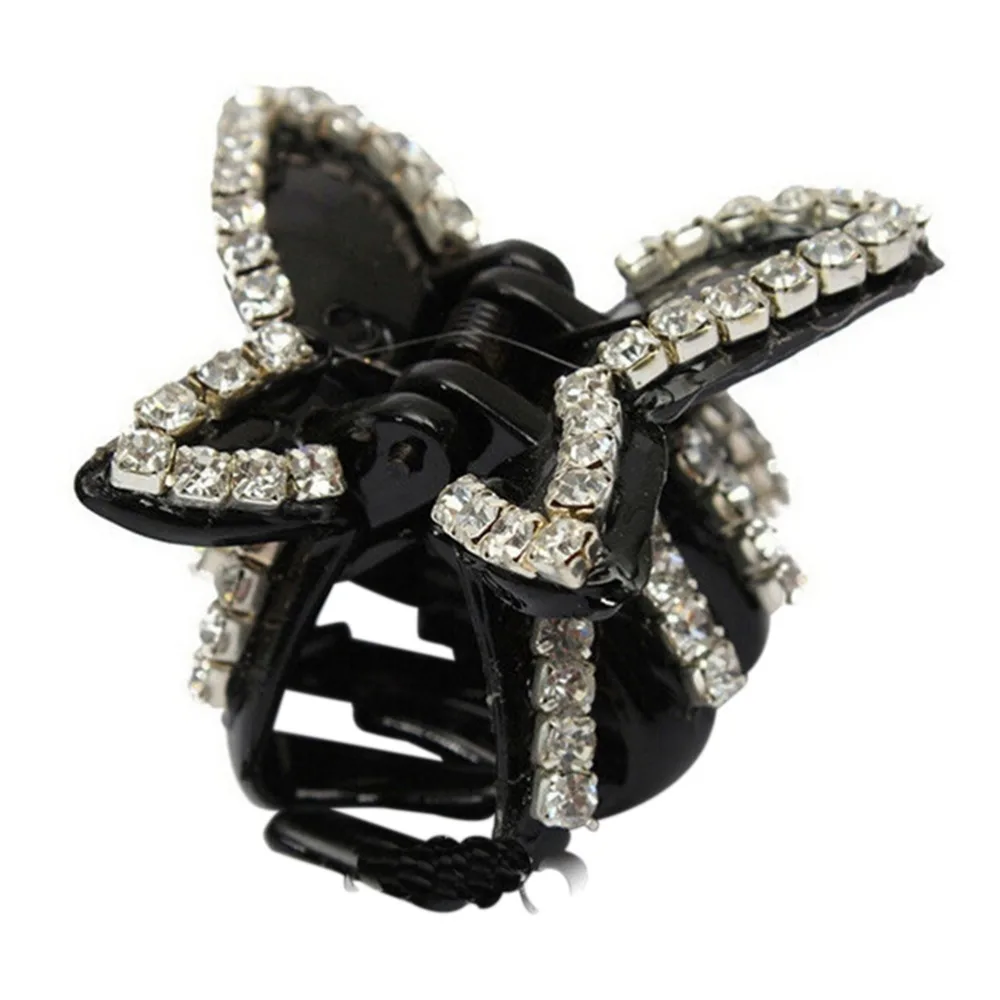 Женская заколка для волос модная черная Шпилька аксессуары девочек простая