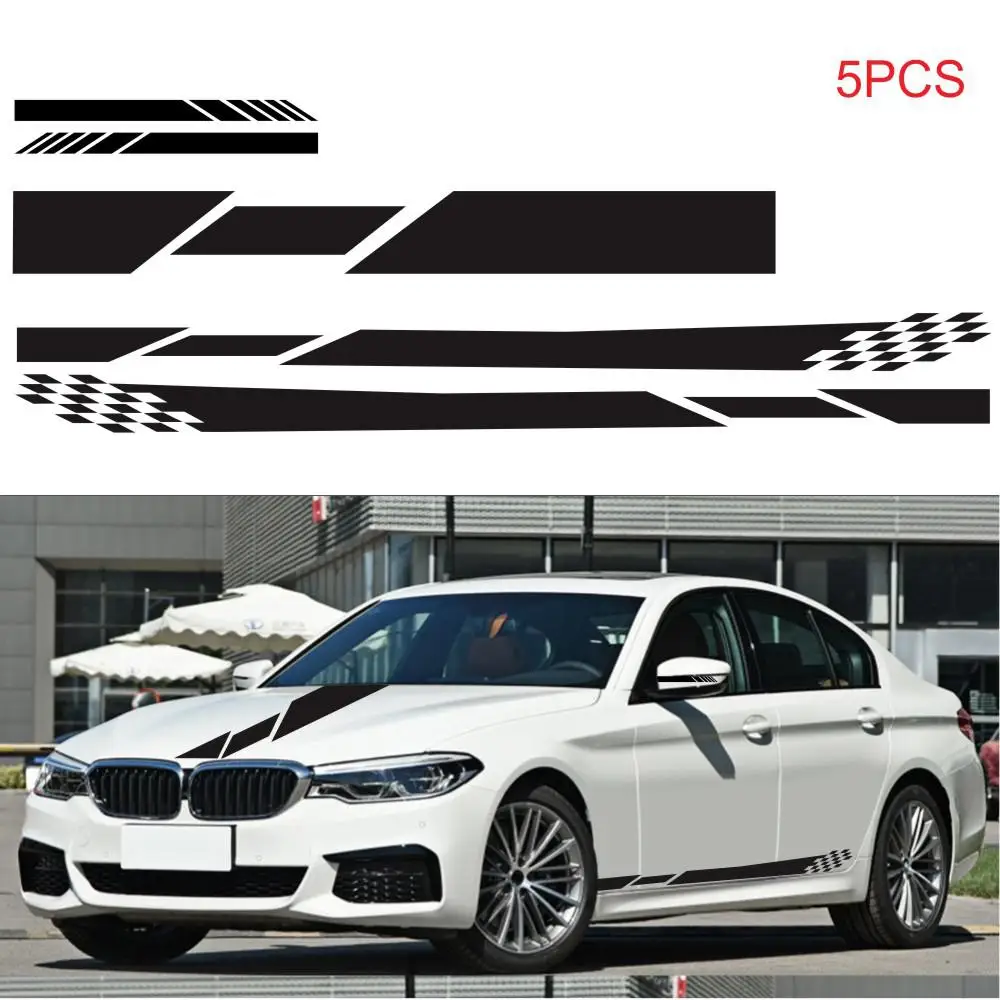 

5pcs/set Universal Car Stickers Auto Body Rear View Sticker Decorative Car Waterproof Car Mirror Decals Automobile Accessories