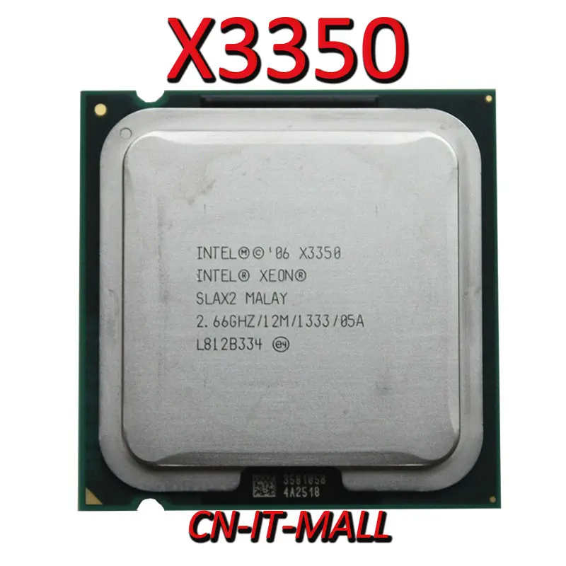 Процессор pull Xeon X3350 2 66 ГГц 12 МБ 4 ядра потока LGA775|Компьютерные кабели и разъемы| |