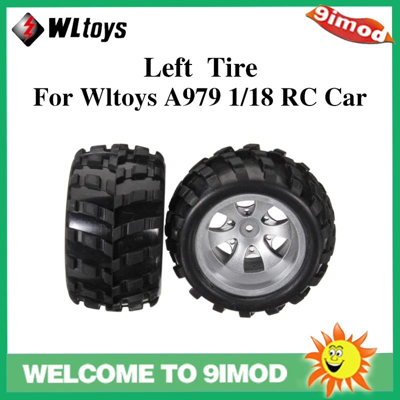 

2 шт./пара колеса с шинами оригинальных запасных Запчасти для Wltoys A979/ A979-A/ A979-B 1/18 RC автомобиль аксессуары
