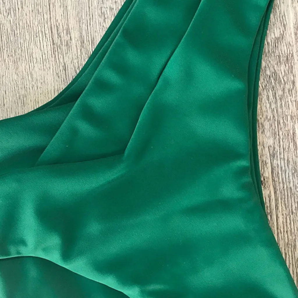 Милый купальник для женщин из двух частей с принтом кактуса сексуальный