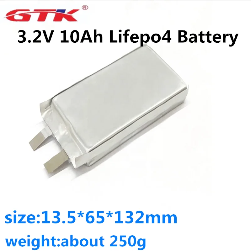 Аккумуляторная батарея GTK Pouch LFP 3 2 в 10 Ач литиевая LiFePo4 мягкий пакет для Lifepo4