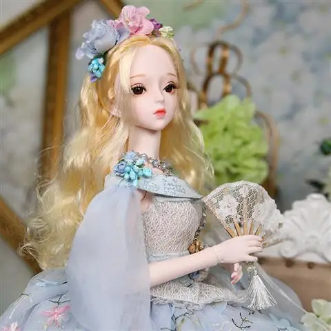 62 см BJD кукла 1/3 шарнир тела ручная роспись набор для макияжа с одеждой обувь ювелирные изделия и Подарочная коробка SD куклы высокого качества игрушка - Цвет: Official configurati