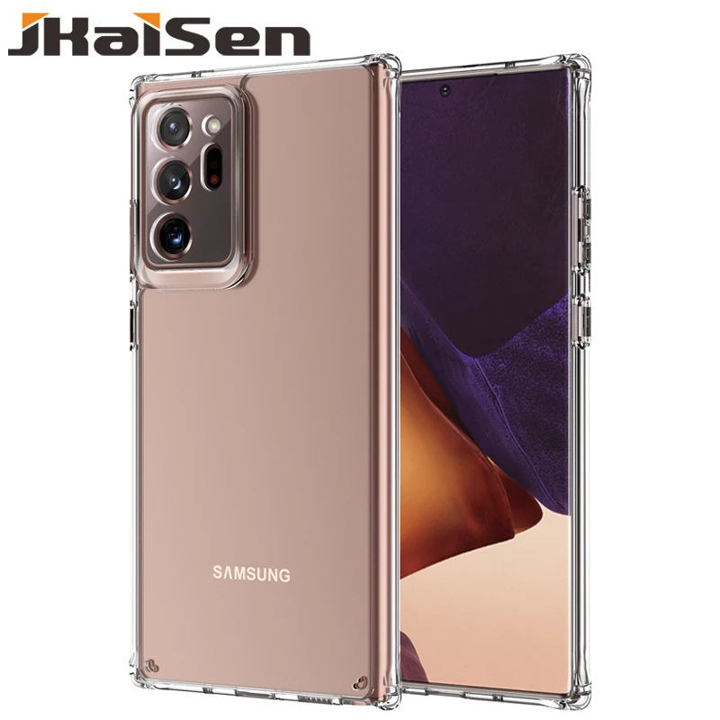 

JKaiSen Shockproof Phone Case For Samsung Galaxy Note 10 10Plus Fashion TPU Acrylic Protective Cover For Galaxy Note 20 20Ultra