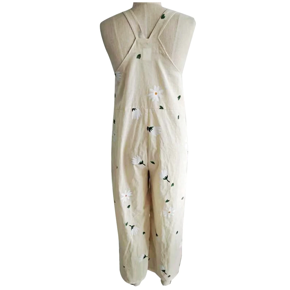 Женский комбинезон на пуговицах без рукавов |