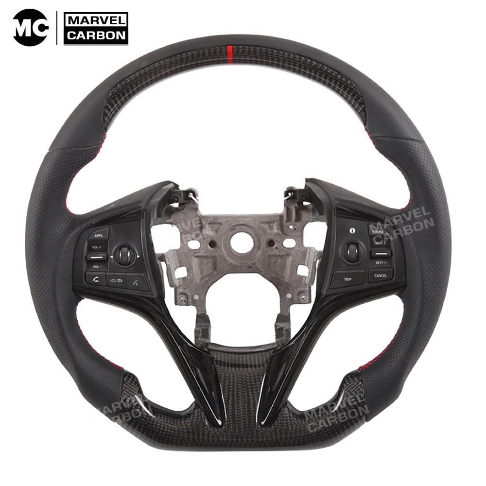 

100% Real Carbon Fiber Steering Wheel for Avancier RDX TLX NSX RLX
