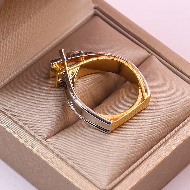 Европейские и американские креативные квадратные мозаичные кольца ааааа набор