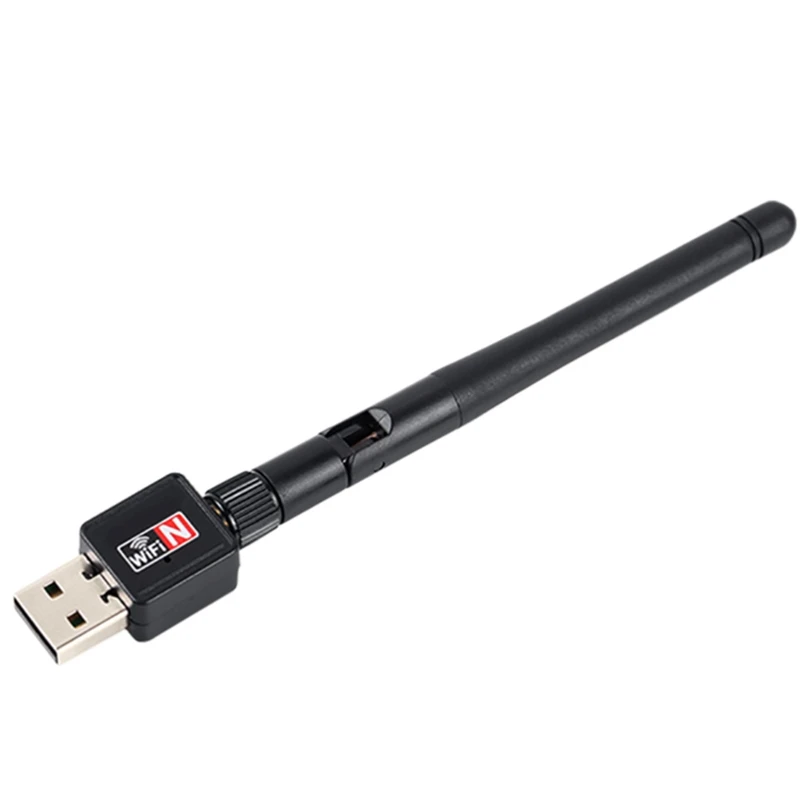 Mini Usb Wifi Adapter 150mbps 2db Dongle Mt7601 Wi-Fi Receiver Wireless Network Card 802.11b/N/G High Speed Ethernet | Компьютеры и