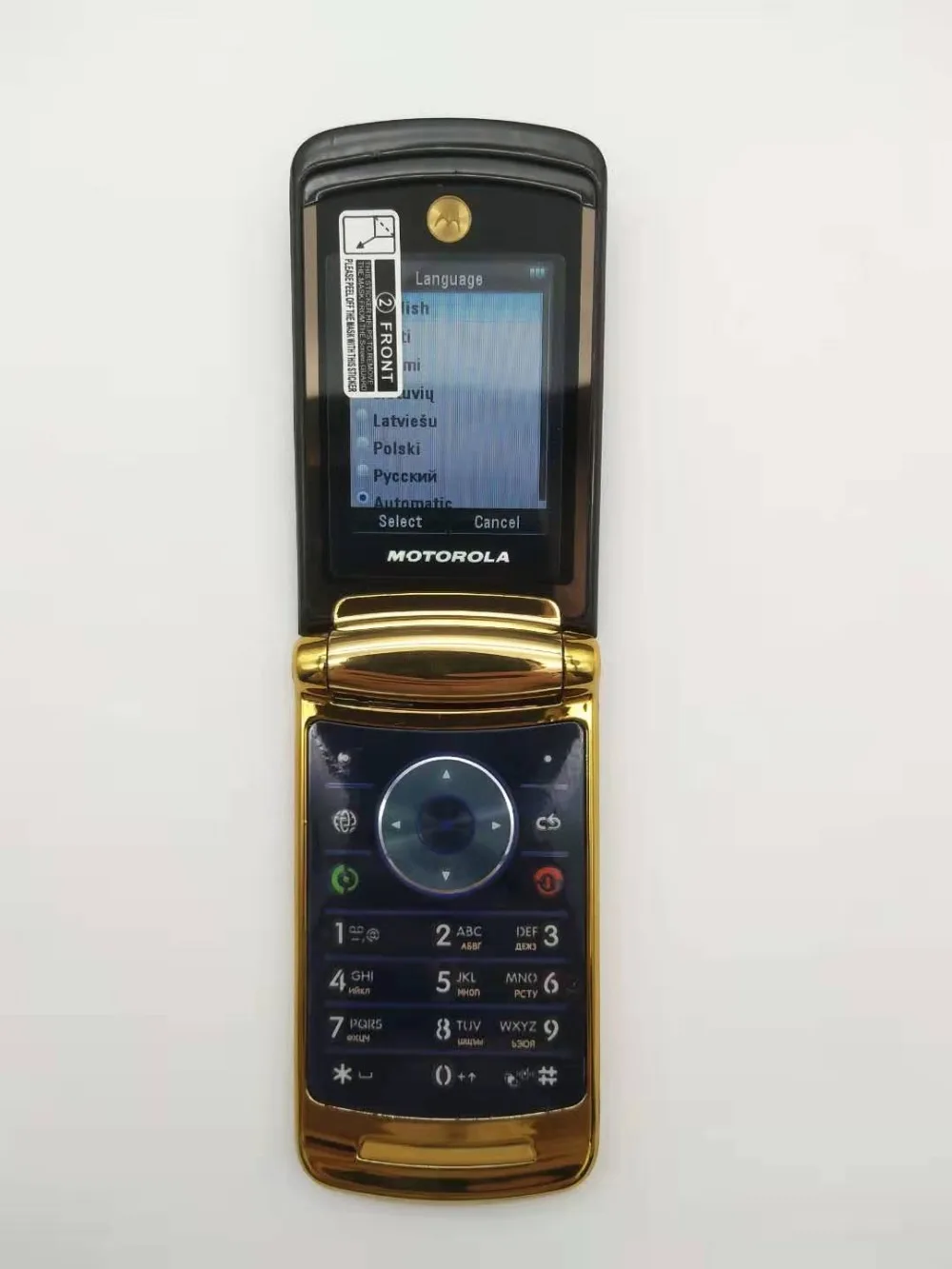 Отремонтированный разблокированный мобильный телефон Motorola V8 2MP сотовый телефон с 512M или 2GB rom
