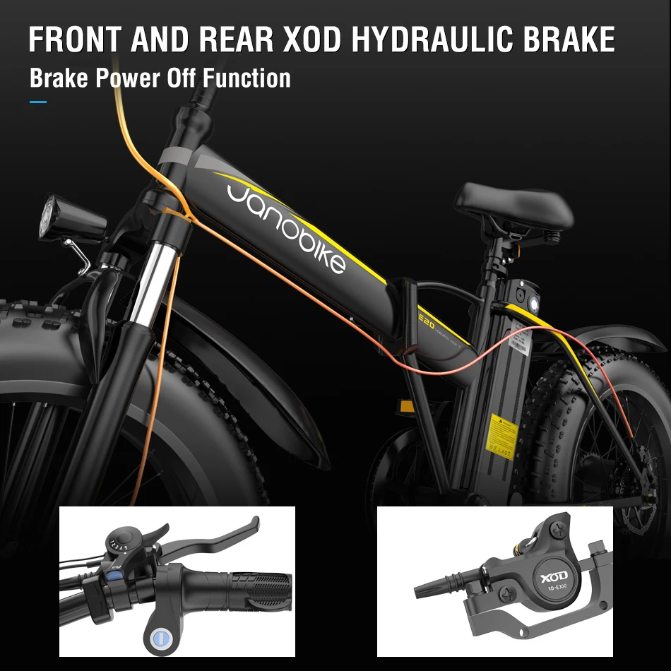 Günstig E20 Kostenloser Steuer 48V 1000W Elektrische Fahrrad 12,8 Ah Panasonic Batterie Gefaltet Elektrische Biycle Fett Bike E Bike Elektronische Fahrräder Bicicleta