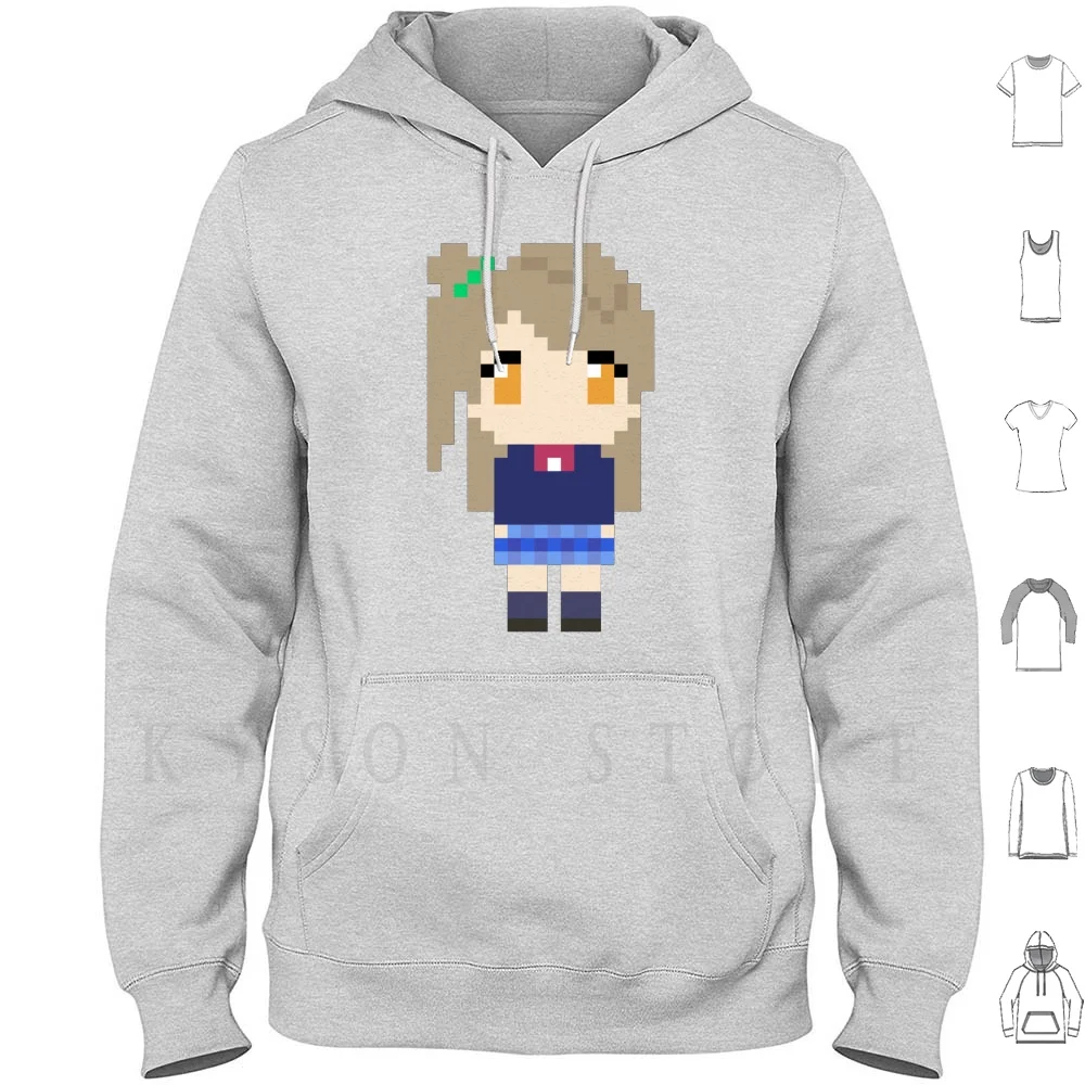 Худи Pixel koдори с длинным рукавом школьный Idol Tomodachi Love Live Muse Printemps серый - купить по